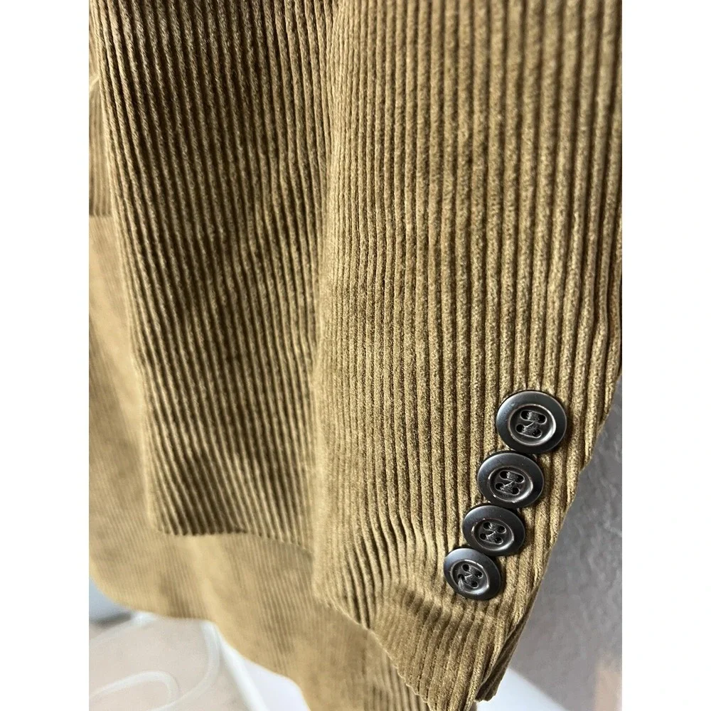 Calvin America‎ Size 44 L Men's Brown Lined Corduroy Sports Coat